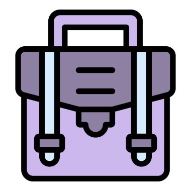 Kum torbası renk ana hatları vektörünü yargıla