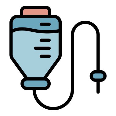 Jinekoloji indirme simgesi renk ana hatları