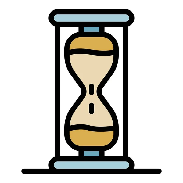 Вектор контура контура значка песочных часов — стоковый вектор