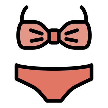 Retro mayo simgesi renk ana hatları vektörü