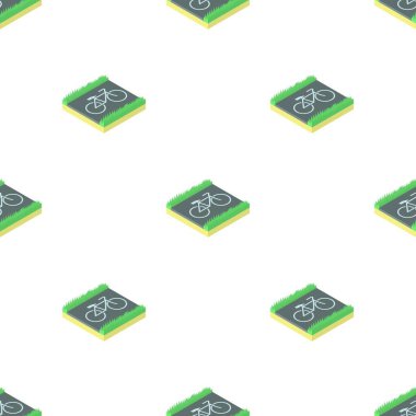 Motosiklet parkı desenli kusursuz vektör