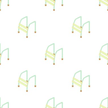 Yürüyen çerçeve desensiz vektör