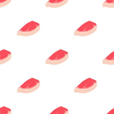 Yağ desenli, dikişsiz bir biftek.