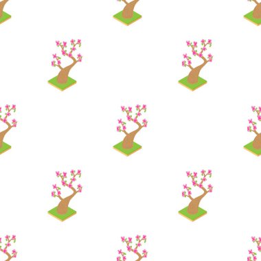 Sakura desenli kusursuz vektör