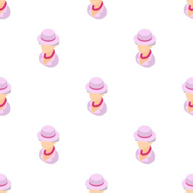 Kadın İngilizce şablonu kusursuz vektör