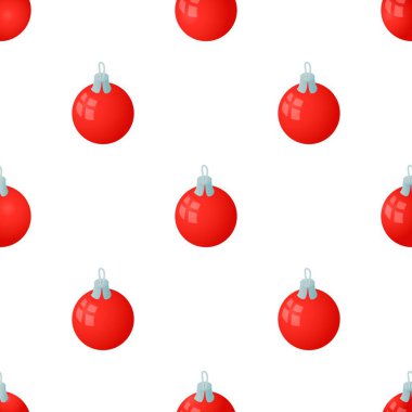 Noel topu desenli kusursuz vektör