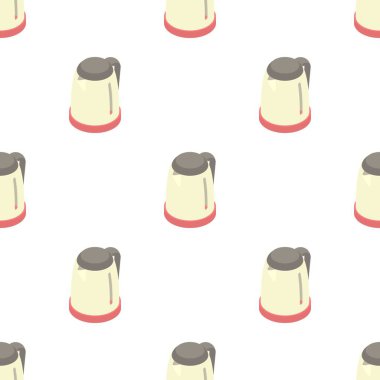 Plastik elektrikli su ısıtıcısı deseni kusursuz vektör