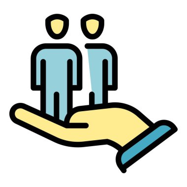 Dükkan kişilerinin simge rengi ana hatlarını koru