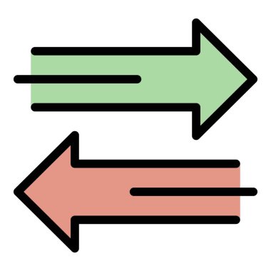 Para simge renk özet vektörünü dönüştür