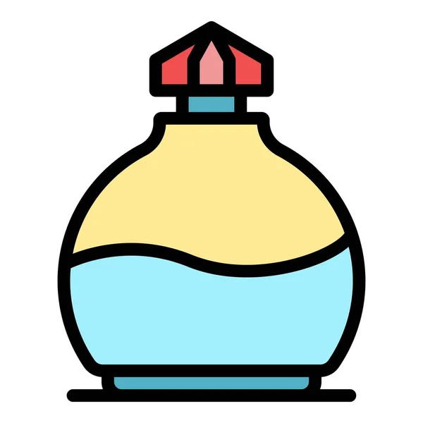 Frances aroma perfume icono color contorno vector — Vector de stock