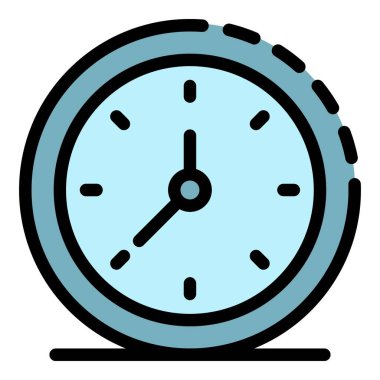 Saat simgesi renk ana hatlarını izle