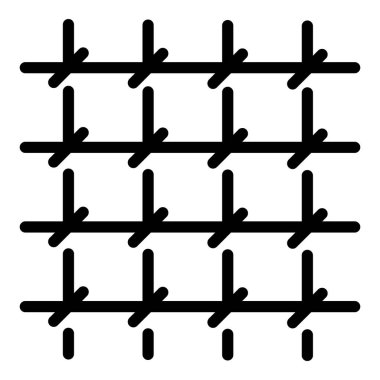 Hapishane kapısı simgesi renk ana hatları vektörü