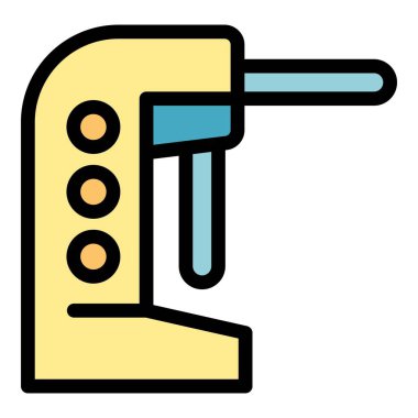 Demiryolu turnikesi simgesi renk dış hat vektörü