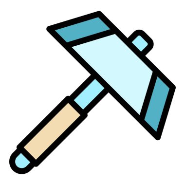 Metalürji çekiç simgesi renk ana hatları