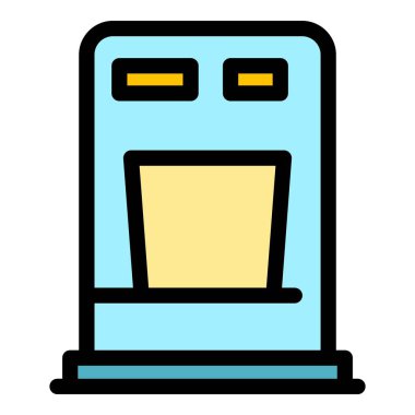 Depolama simgesi renk özet vektörünü arşivle