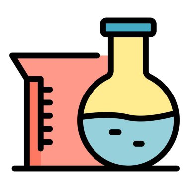 Floransa matara rengi ana hatları vektörü