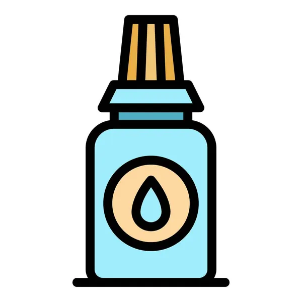 Pegamento botella icono color contorno vector — Archivo Imágenes Vectoriales