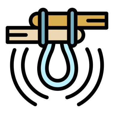 Döngü simgesi renk özet vektörüne tırmanılıyor