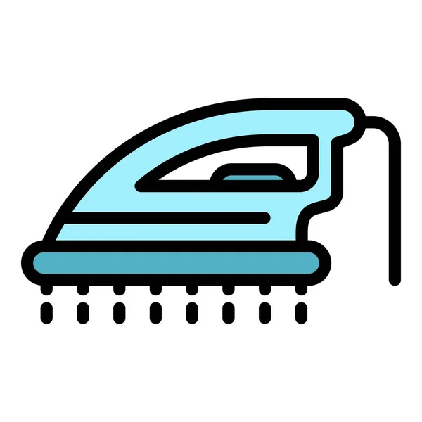 Ironing icon color outline vector — Stock Vector