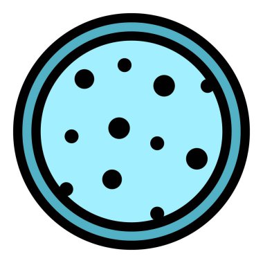 Cilt problemi simgesi rengi dış hat vektörü