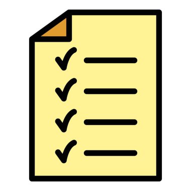 Harçlık simgesi renk ana hatları vektörü