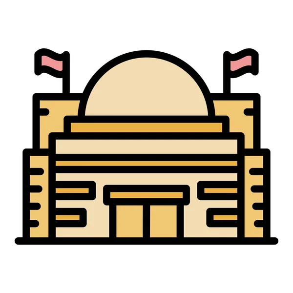 Вектор контуров символов парламента Будапешта — стоковый вектор