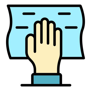 Kişisel bakım simge renk ana hatlarını siliyor