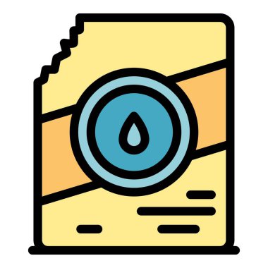 Yumuşatıcı paket renk ana hatlarını aç