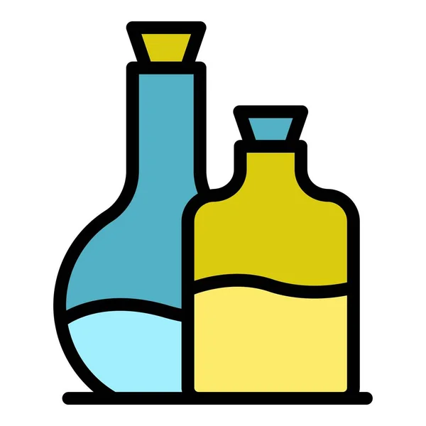 Flavor essential oil icon color outline vector — Stock Vector