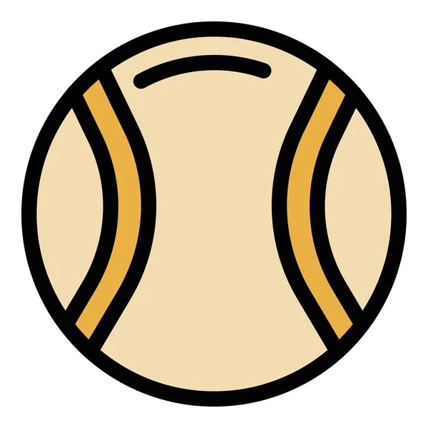 Hurling palla icona colore contorno vettore — Vettoriale Stock