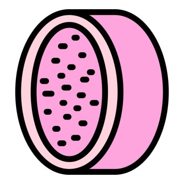 Sünger simgesi renk ana hatlarını sil