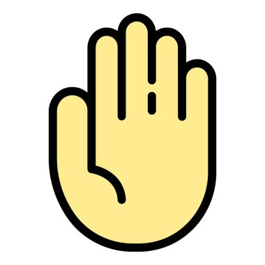 Sertifika simgesi renk özet vektörünü reddet