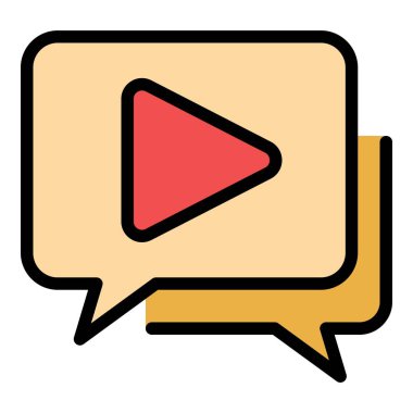 Galeri simgesi renk özet vektörünü çal