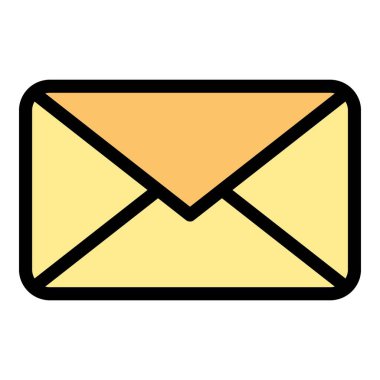 Şablon simgesi rengi dış hat vektörü