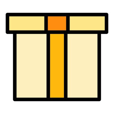 Posta kutusu simgesi renk ana hatları vektörü gönder