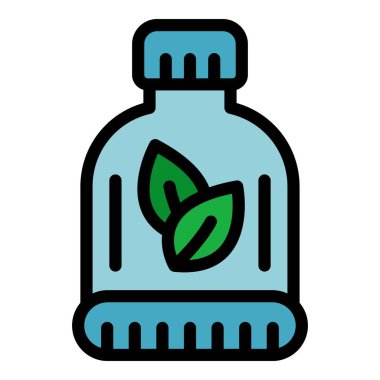 Nane gargara simgesi renk ana hatları vektörünü değiştir