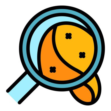 Kahve plastik bardak simgesi renk ana hatları vektörü