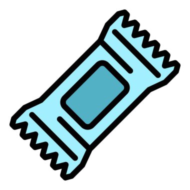 Enerji çubuğu renk ana hatları vektörü