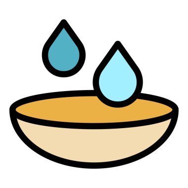 Lens simge rengi dış hat vektörünü düşürür