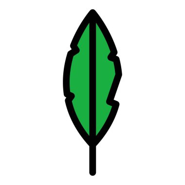 Harf tüyü renk ana hatları vektörü