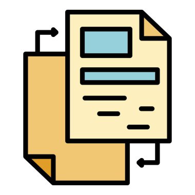 Rapor simgesi renk özet vektörünü değiştir