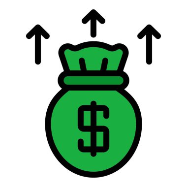 Kar simgesi renk özet vektörünü yükselt