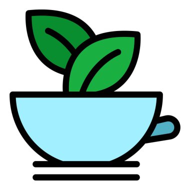 Salata kasesi renk taslak vektörü