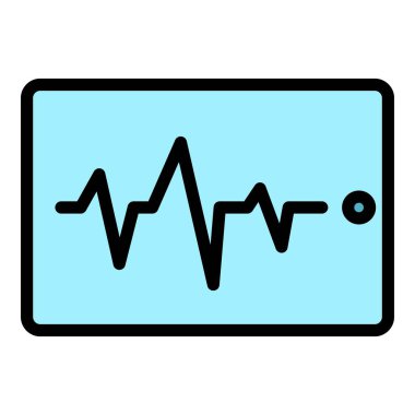 Tablet simgesi renk ana hatlarını destekle