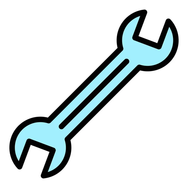 Bicycle repair key icon color outline vector — Stockový vektor