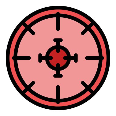 Simge renk özet vektörünü odakla