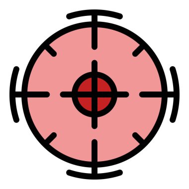 Odaklanma noktası renk özet vektörü