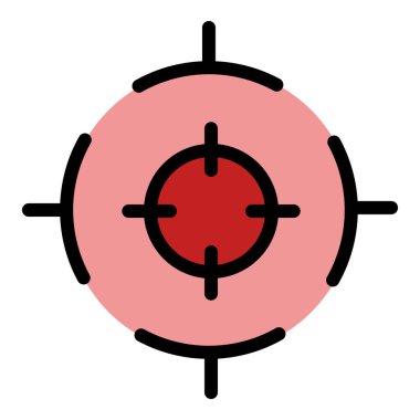 Renk ana hatları vektörüne odaklan