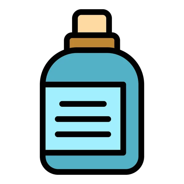 Dog food bottle icon color outline vector — стоковый вектор
