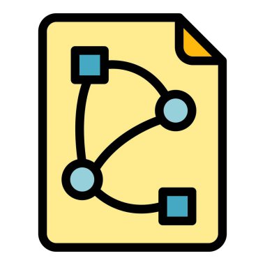 Fırsat simgesi renk özet vektörünü planla